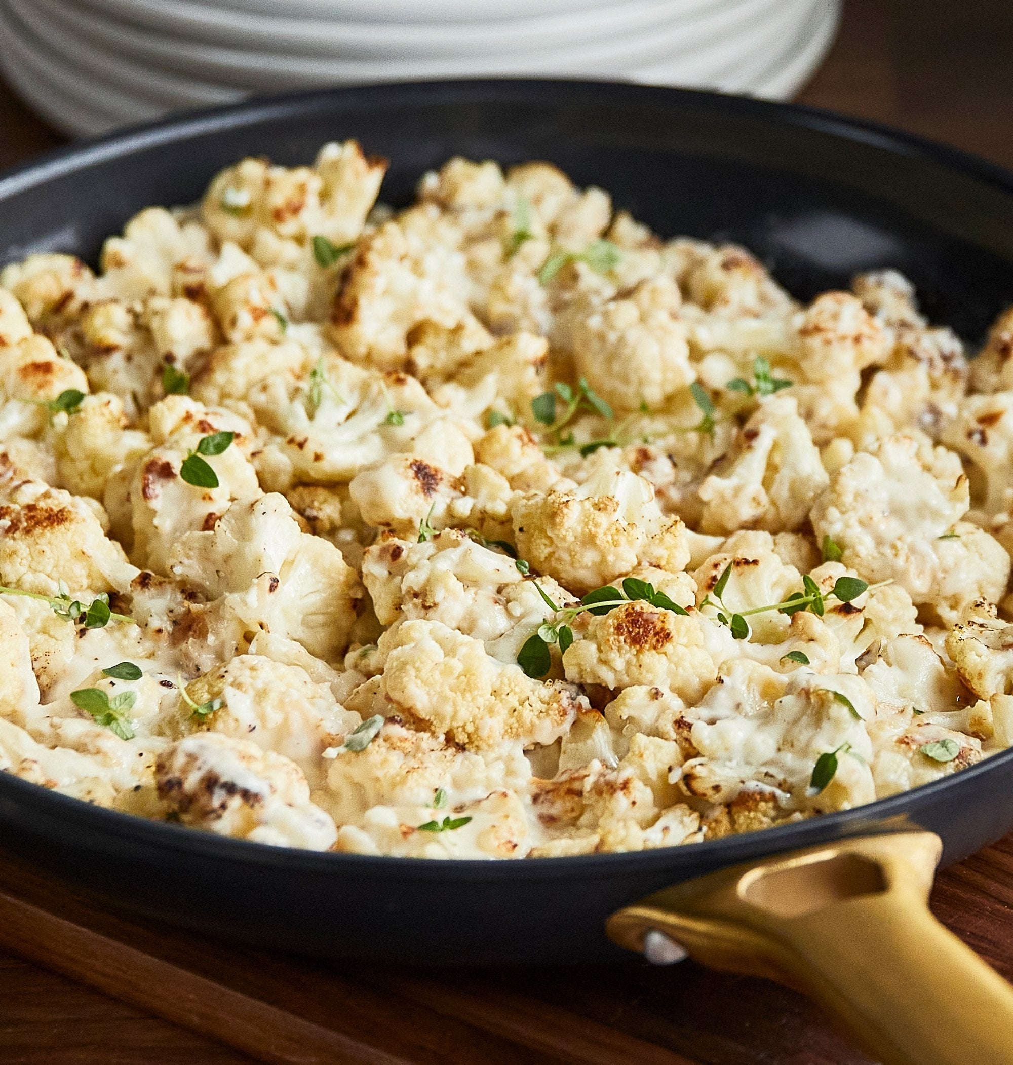 Gruyère and Cauliflower Gratin Healthy Ceramic Nonstick Cookware