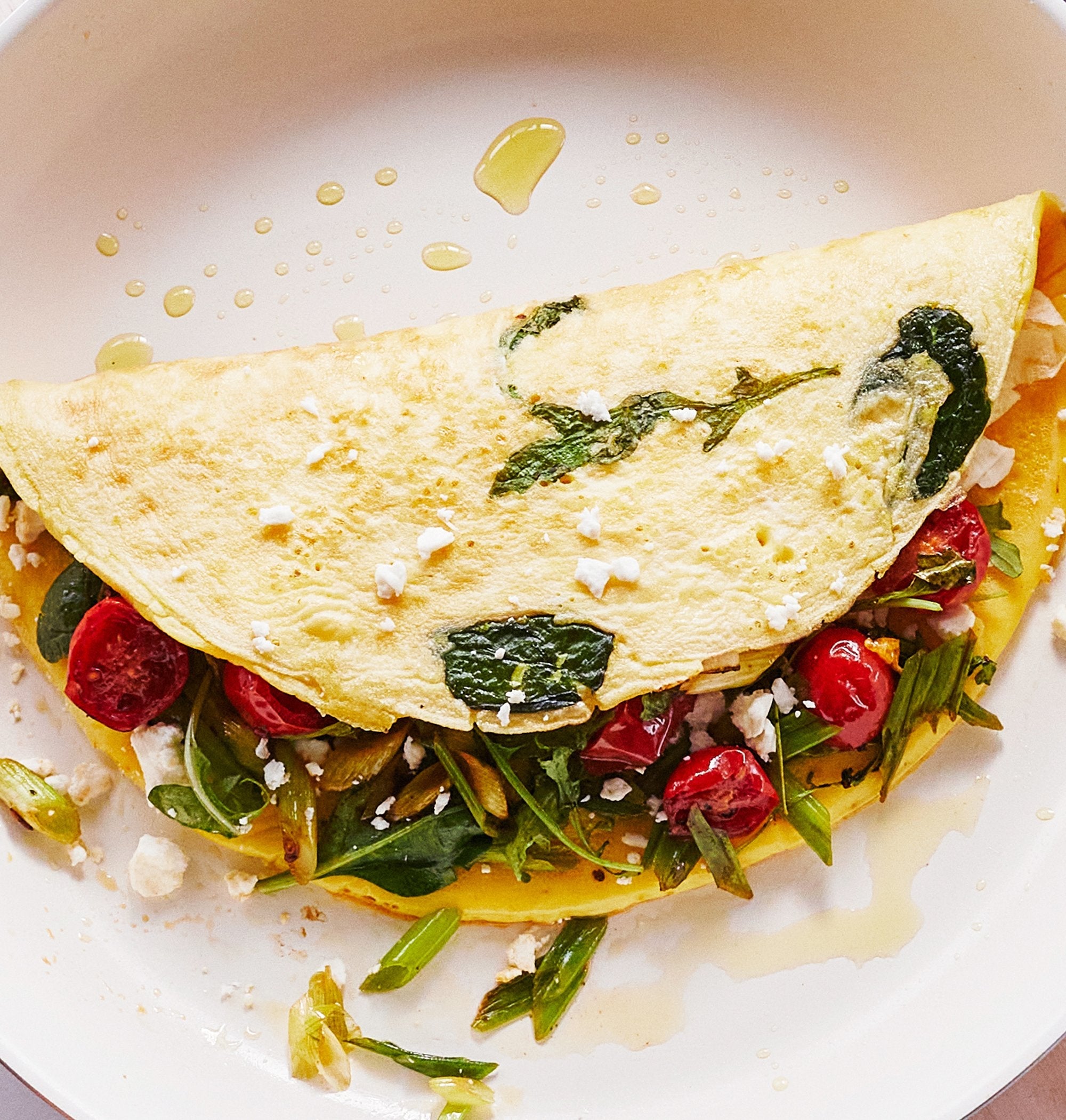 Sautéed Veggie Omelet with Feta  | Healthy Ceramic Nonstick Cookware | GreenPan New Zealand