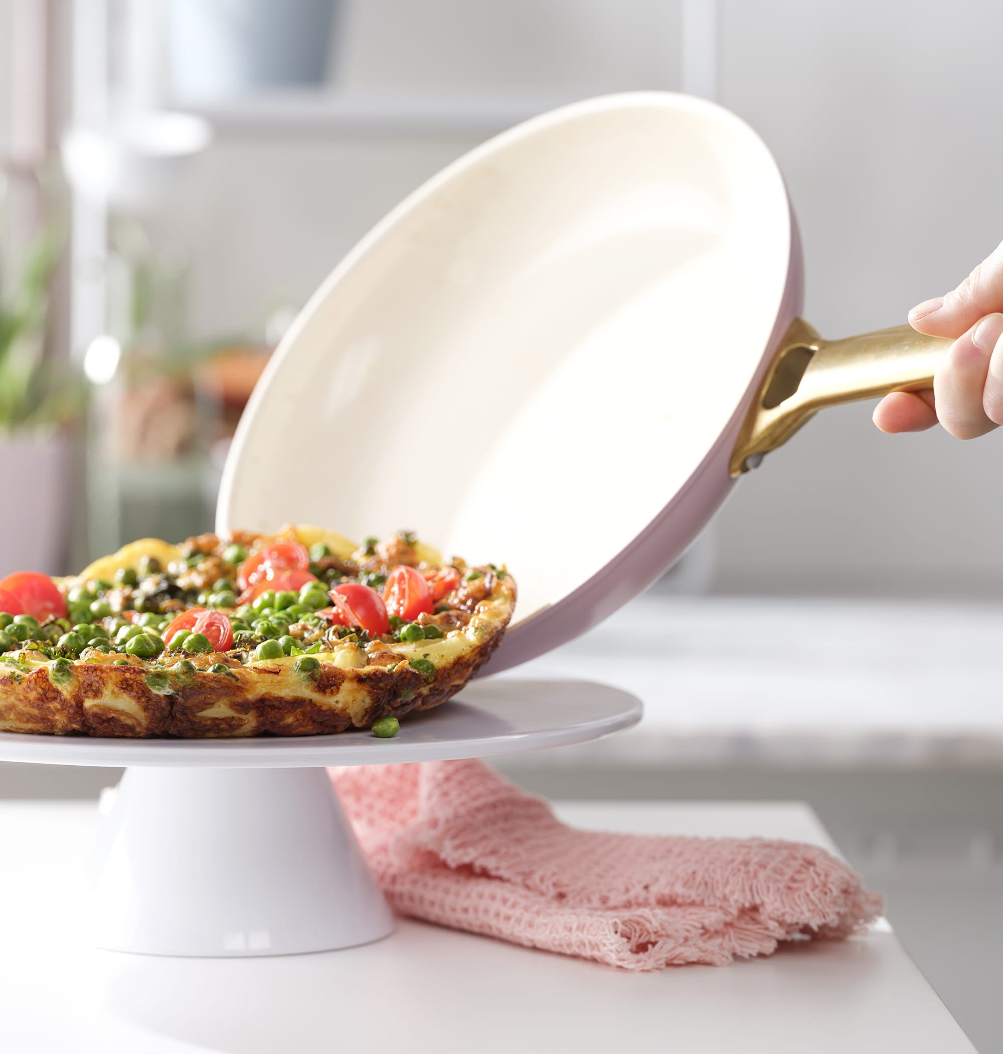 Vegetable Frittata | Healthy Ceramic Nonstick Cookware | GreenPan New Zealand