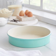 GreenLife Bakeware Round Cake Pan, Turquoise - 24cm