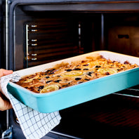 GreenLife Bakeware Rectangular Cake Pan, Turquoise - 34 x 24cm