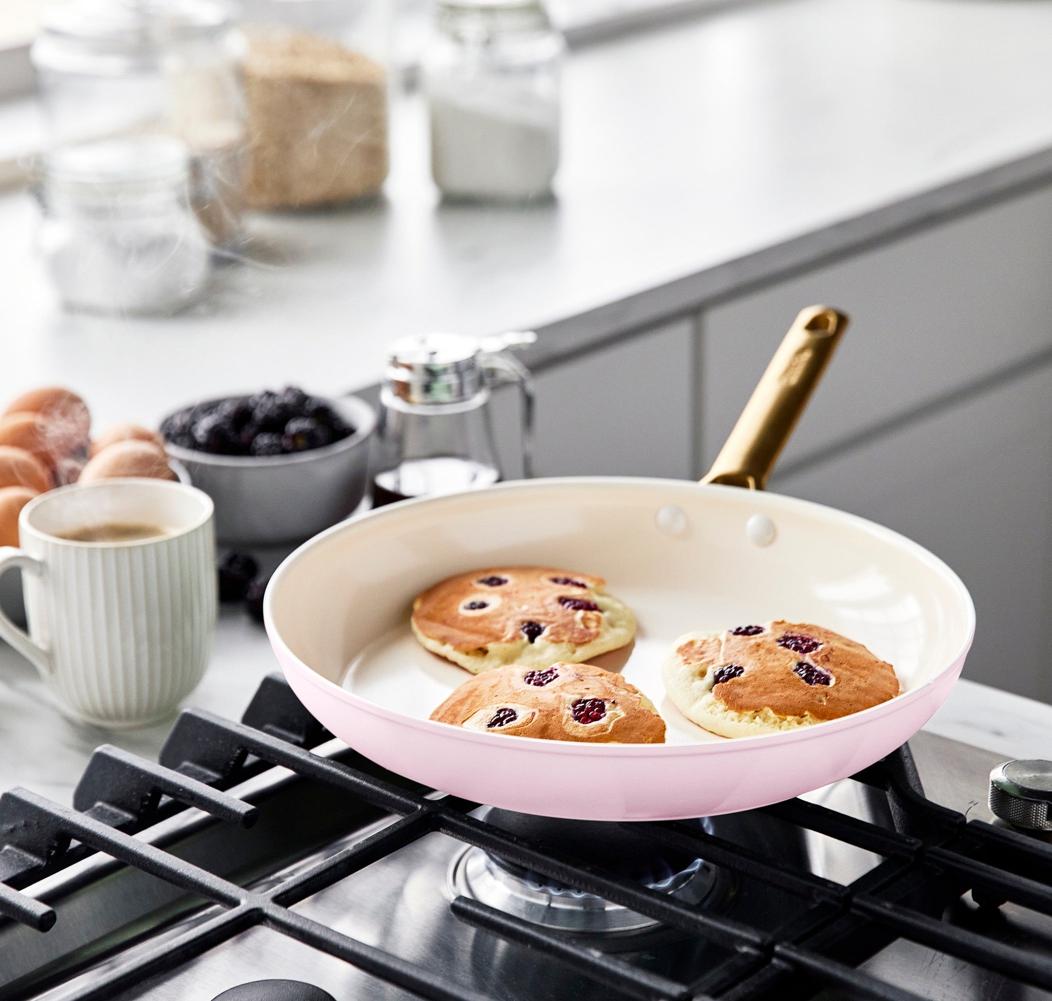 Buttermilk & Berry Pancakes | Healthy Ceramic Nonstick Cookware ...