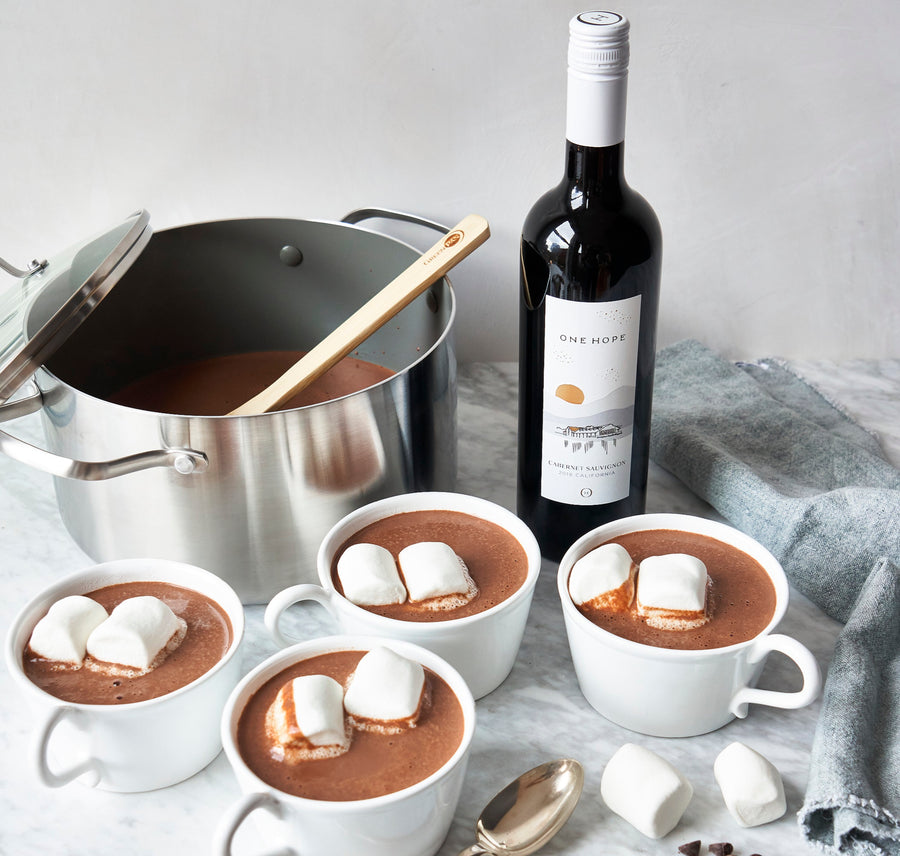 Red Wine Hot Chocolate Healthy Ceramic Nonstick Cookware GreenPan