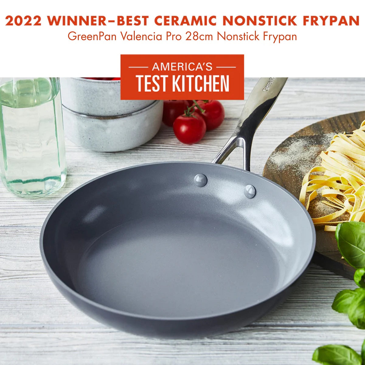 Valencia Pro<br> FRYING PAN, DARK GREY - 28CM