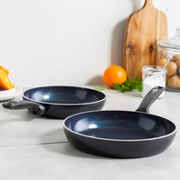 Torino 2pcs Cookware Sets, Black - 20 & 26cm