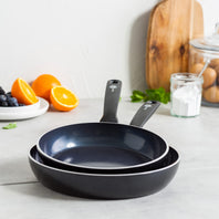 Torino 2pcs Cookware Sets, Black - 20 & 26cm