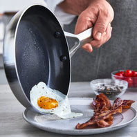 Blue Diamond Tri Ply Stainless Steel Frying Pan, 28cm