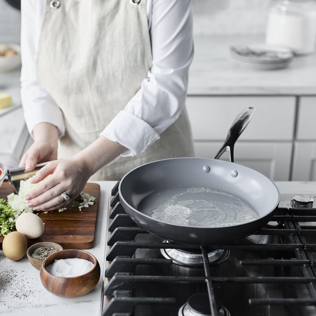 Valencia Pro Frying Pan, Grey 26cm Healthy Ceramic Nonstick