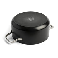 Copenhagen Stock Pot with Lid, Black - 24cm
