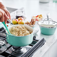 CC004707-001 - Porpoise GREENLIFE ARTISAN 4PC COOKWARE SETS, TURQUOISE - 15 & 18CM - Product Image 8