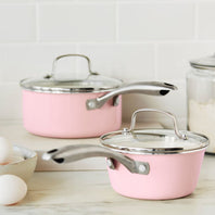 CC004708-001 - Porpoise GREENLIFE ARTISAN 4PC COOKWARE SETS, PINK - 15 & 18CM - Product Image 3