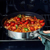 Blue Diamond Tri Ply Stainless Steel Skillet, 28cm