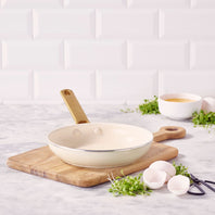 CC007048-102 - Padova Greenpan Padova Frying Pan, Cream White - 20cm - Product Image 1