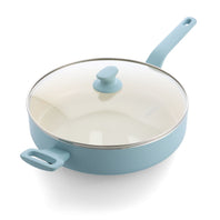 The Essence SKILLET WITH LID, BLUE HAZE - 30CM