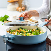 Essence SKILLET WITH LID, BLUE HAZE - 30CM
