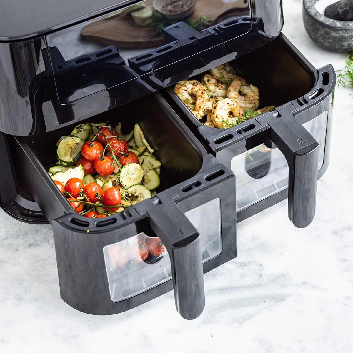 Bistro<br> XXL Dual Zone Air Fryer - Black