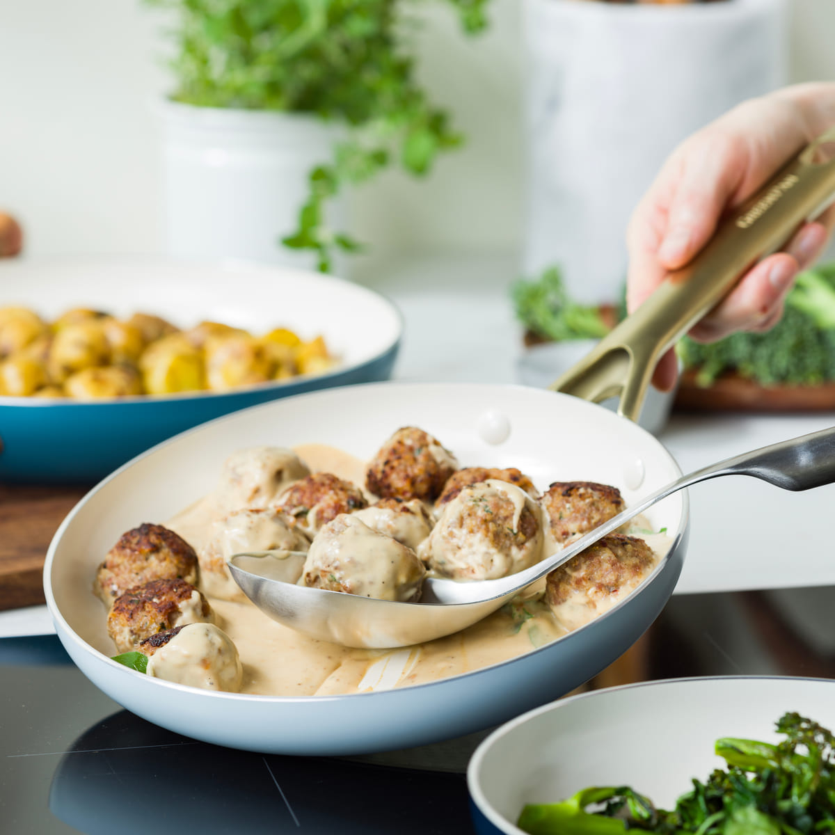 Shades<br> 3pc Cookware Set In Coastal