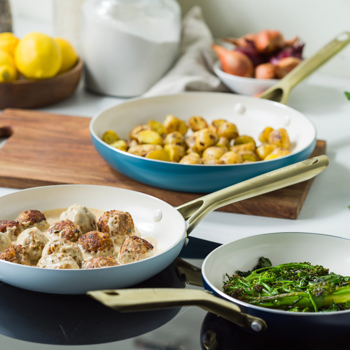 Shades<br> 3pc Cookware Set In Coastal