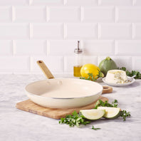CC008967-102 - Padova Greenpan Padova Frying Pan, Cream White - 28cm - Product Image 1