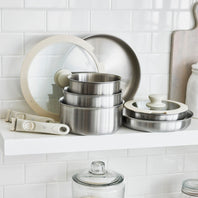 CC009283-001 - Click Click 10pcs Cookware Set - Stainless Steel - Product Image 2