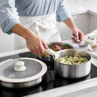 CC009283-001 - Click Click 10pcs Cookware Set - Stainless Steel - Product Image 5