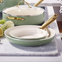 CC009342-102 - Padova Greenpan Padova 2pcs Cookware Set, Green Sage - 26 & 30 Cm - Product Image 3