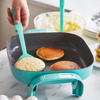 GreenLife Electric Frypan in Turquoise