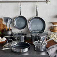 CC009807-001 - BD Bond Blue Diamond Diamond Bond 12pcs Cookware Set, Stainless Steel - Product Image 2
