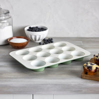 Reserve Muffin Pan, Sage Green - 12 Cups