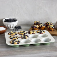 Reserve Muffin Pan, Sage Green - 12 Cups