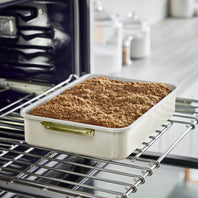 Reserve Rectangular Cakepan, Cream White - 30.2 x 25.2 cm