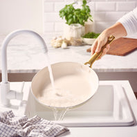 CC010331-102 - Padova Greenpan Padova Frying Pan, Cream White - 24cm - Product Image 4