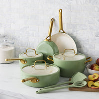 CC010753-102 - Reserve Pro Reserve Pro 5(14)pc Cookware Set, Sage Green - Product Image 2