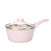 GREENLIFE SOFT GRIP  4PC COOKWARE SETS, PINK