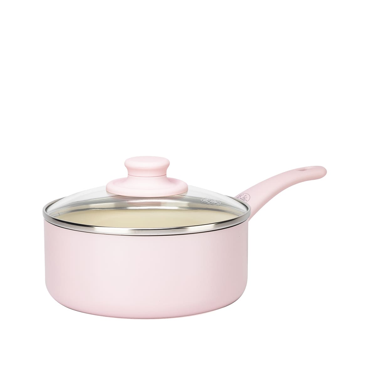 GREENLIFE SOFT GRIP <br> 4PC COOKWARE SETS, PINK