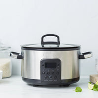 Bistro Slow Cooker Stainless Steel, 3.7L