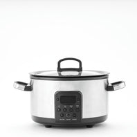 Bistro Slow Cooker Stainless Steel, 3.7L