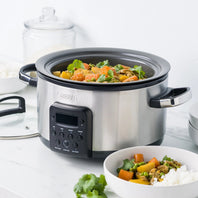 Bistro Slow Cooker Stainless Steel, 3.7L
