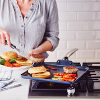 Blue Diamond Griddle Pan - 28cm