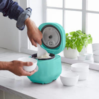 GreenLife Go Grains Rice and Grains Cooker, Turquoise