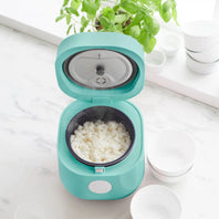 GreenLife Go Grains Rice and Grains Cooker, Turquoise