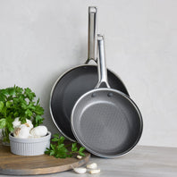 Apex Thermobond Hybrid Ceramic Non-stick 2pc Frypan Set - 24 & 28 Cm