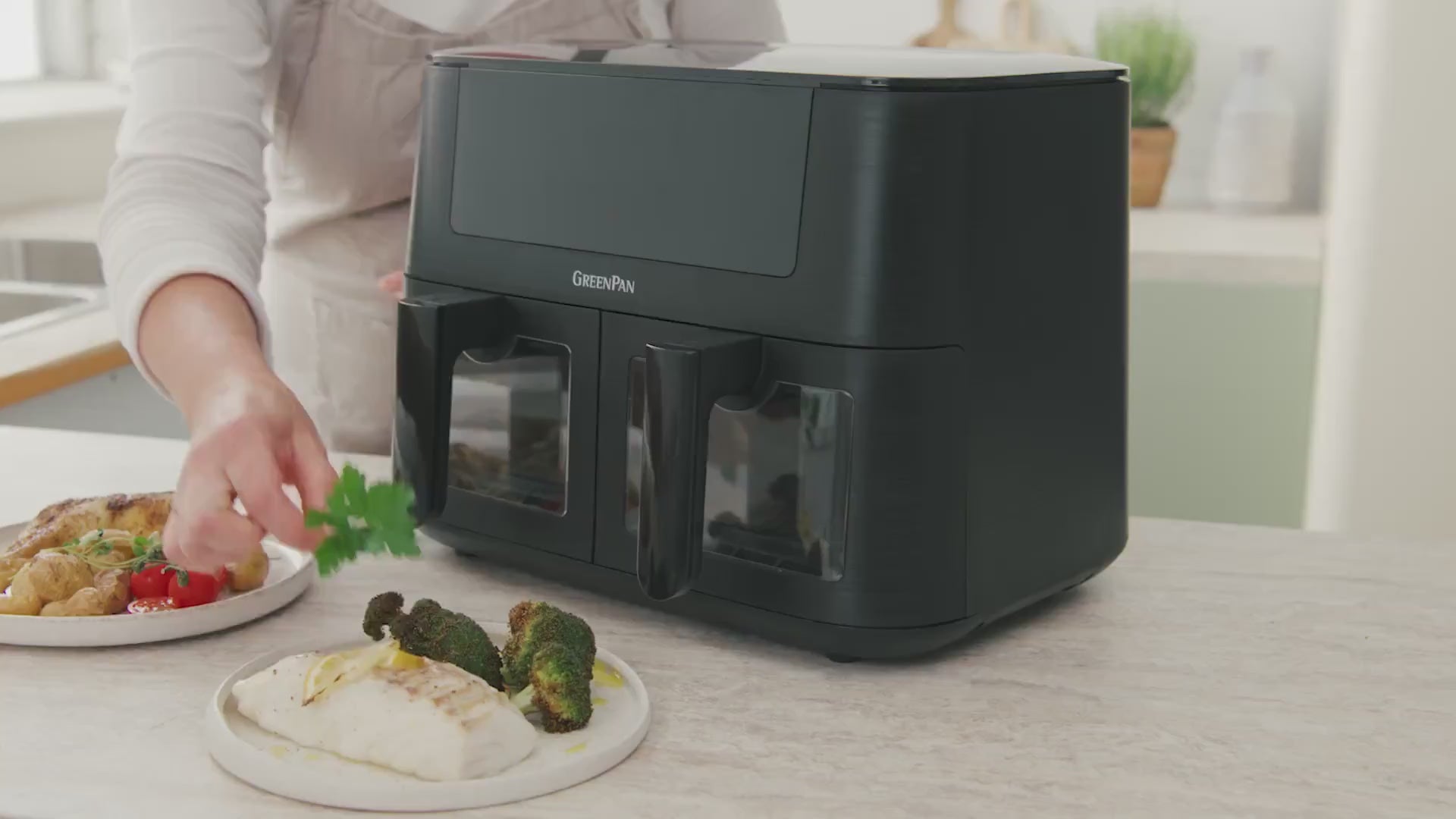 Bistro<br> XXL Dual Zone Air Fryer - Black