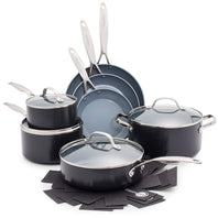 CC000675-001 - Valencia 14pc Cookware Sets, Dark Grey - Product Image 1
