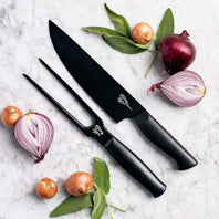 CC001348-002 - Chop&Grill 2pc Knife Set, Black - Product Image 2