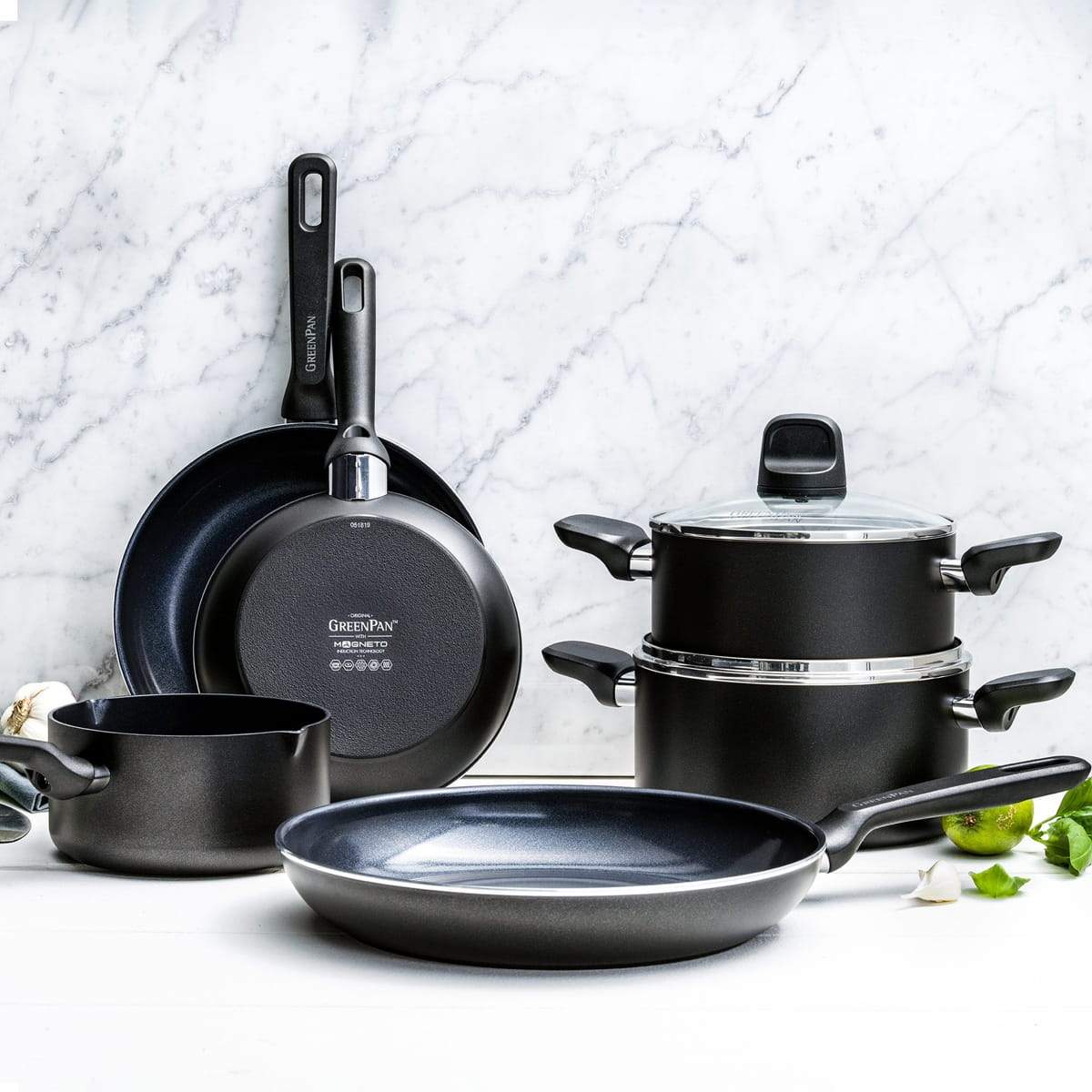 CC001664-001 - Memphis 3pc Cookware Sets, Black - 20, 24 & 28cm - Product Image 7