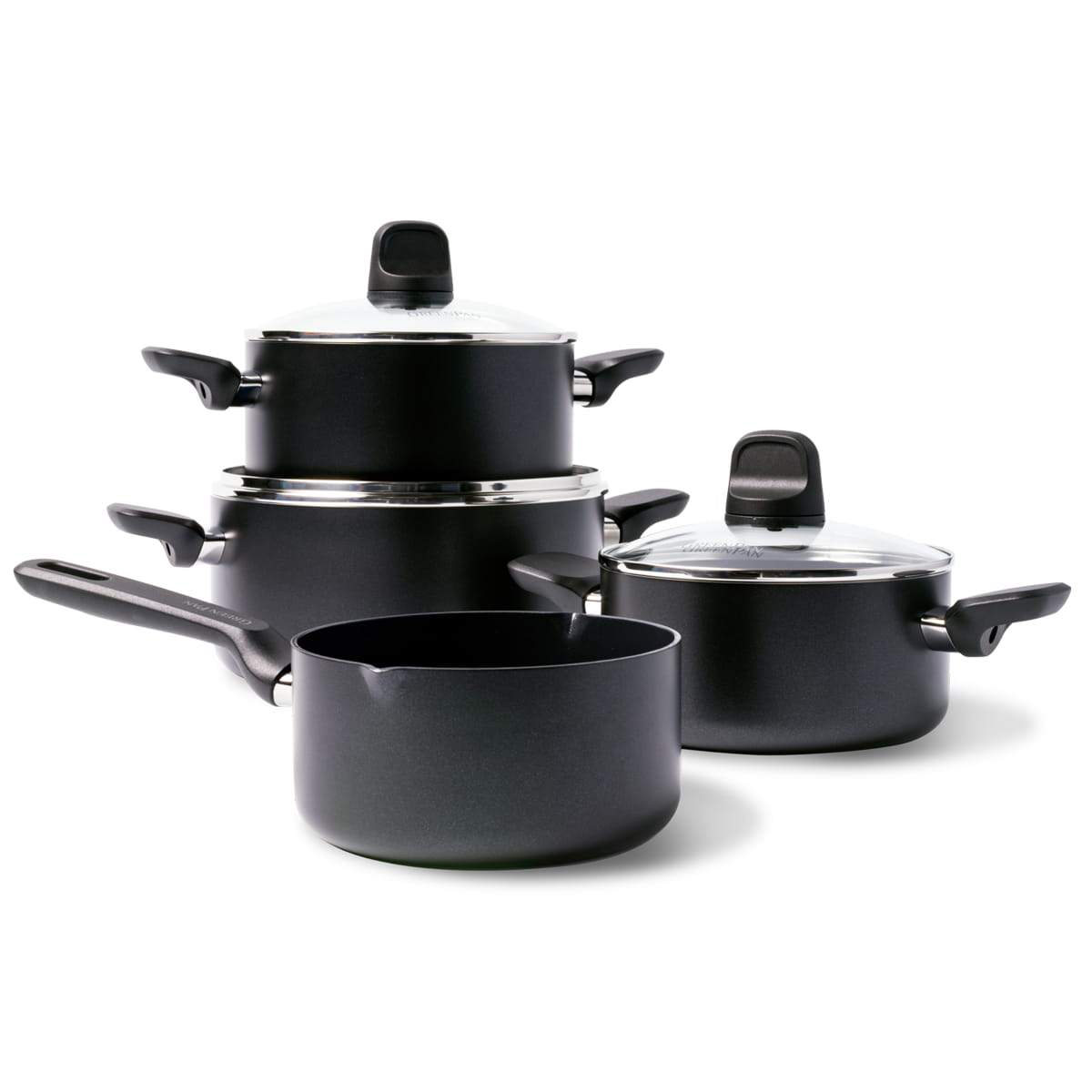 CC001666-001 - Memphis 7pc Cookware Sets, Black - Product Image 1