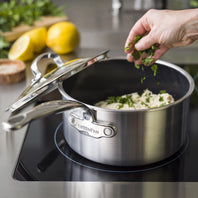 CC004406-001 - Premiere  Saucepan with Lid, Stainless Steel - 20cm - Product Image 2