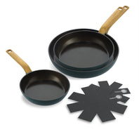 CC006395-001 - One Five 3 pc Cookware Sets, Pine Green - Product Image 1