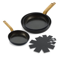 CC006598-001 - One Five 3 pc Cookware Sets, Black - Product Image 1